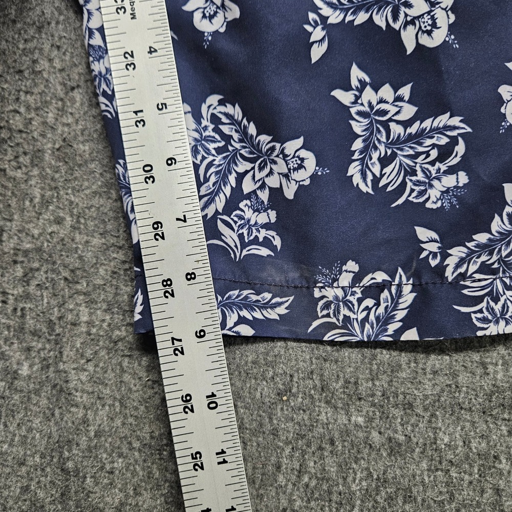 Tommy Bahama Board Shorts Men Small Blue Floral Tropical Relax Swim Trunks - Picture 5 of 10